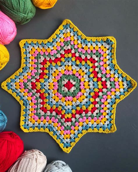 Recipe Granny Star Blanket Crochet Star Patterns Crochet Star