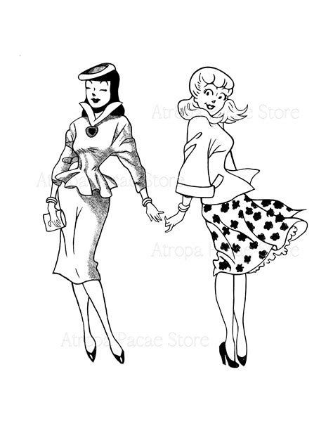 betty cooper coloring pages