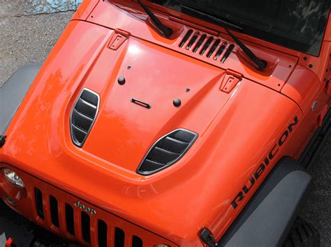 Mopar Rubicon X Vented Hood For 07 18 Jeep Wrangler Jk And Jk Unlimited