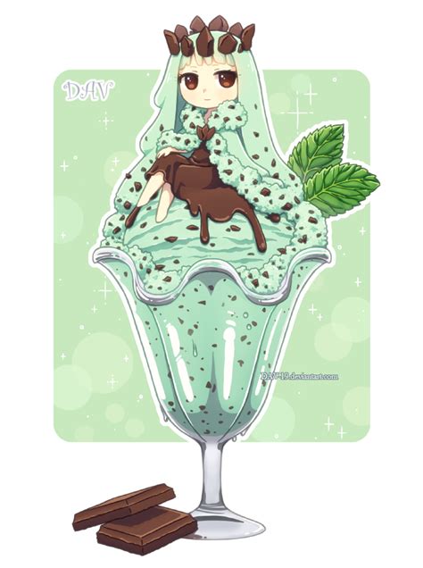 Kawaii Ice Cream Girl Anime Gambarku