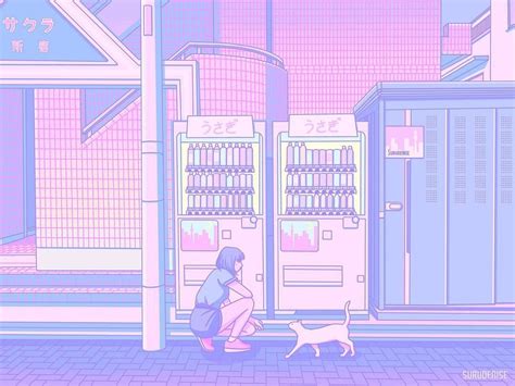 Purple Anime Aesthetic Desktop Wallpaper Download Free Mock Up