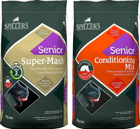 Spillers Senior Conditioning Mix And Senior Super Mash 20kg X 2