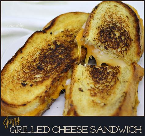 Jazzy Grilled Cheese Sandwich A Pinch Of Joy