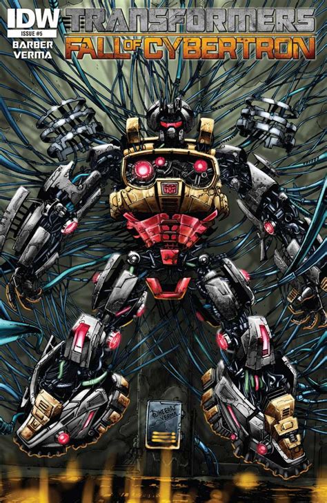 As the autobots flee their dying home world, a wounded warrior recalls the final bleake days of the fall of cybertron. The Transformers: Fall of Cybertron #5 - Fragmentation (Issue)