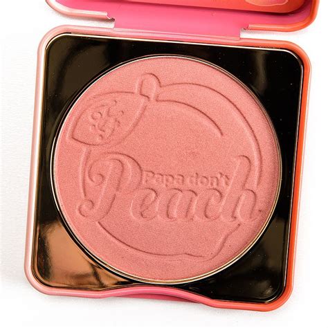 Too Faced Papa Dont Peach Sweet Peach Blush Review Photos Swatches