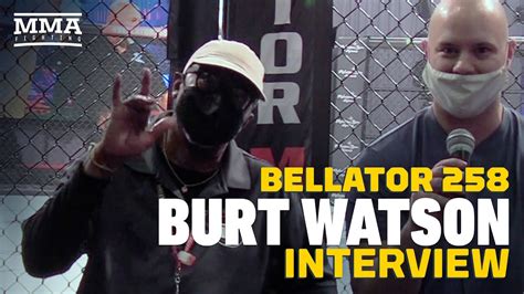 burt watson talks working with bellator reuniting with anthony johnson mma fighting youtube