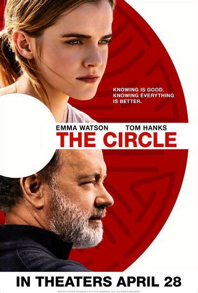 It's a documentary and drama movie with a better than average imdb audience rating of 7.2 (1,457 votes) and was very well received by critics. The Circle - Movie Trailers - iTunes