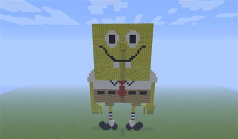 Spongebob Minecraft Pixel Art