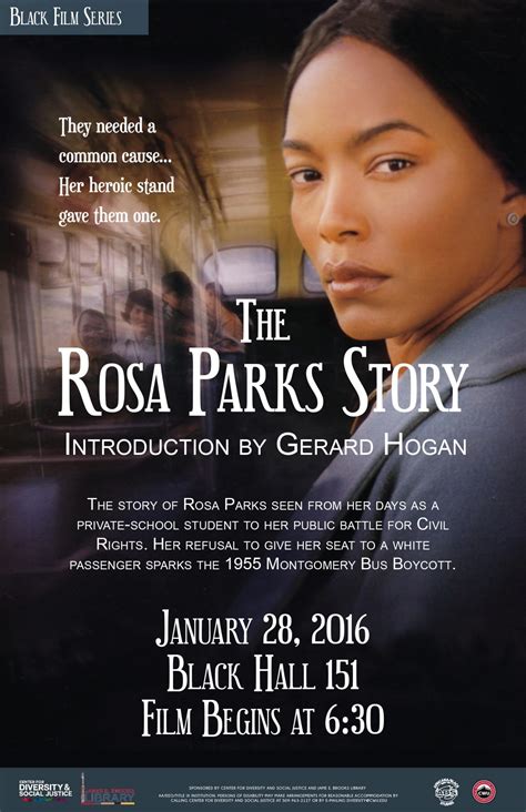 The rosa parks story as a film does justice to the history. CWU Black Film Series: The Rosa Parks Story