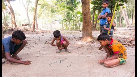 Village Children Playing Marbles Best Childhood Memory Of Village Kids
