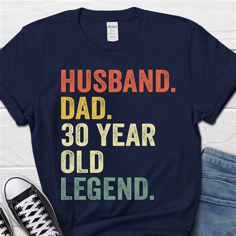 30th Birthday T For Men Husband Dad 30 Year Old Legend Etsy