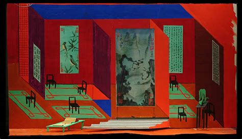 Stage Design For Turandot Works David Hockney