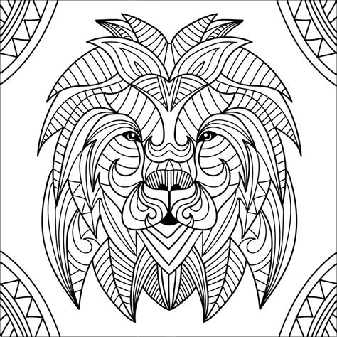 Christmas Lion Coloring Pages / Christmas Lion Coloring Pages Clip Art