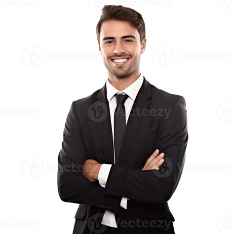 Smiling Businessman Isolated 28542746 Png