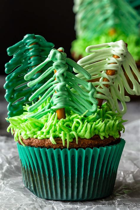 Christmas Tree Cupcakes Bake Eat Repeat
