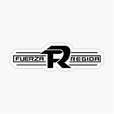 Fuerza Regida Merch Fuerza Regida Logo Sticker For Sale By Nicolashca