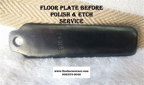 Polish And Background Relief Engraved Service On Your Steel Or Aluminum