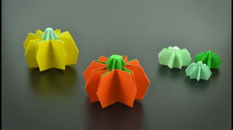 Origami Pumpkin Jo Nakashima Instructions In English Br Youtube