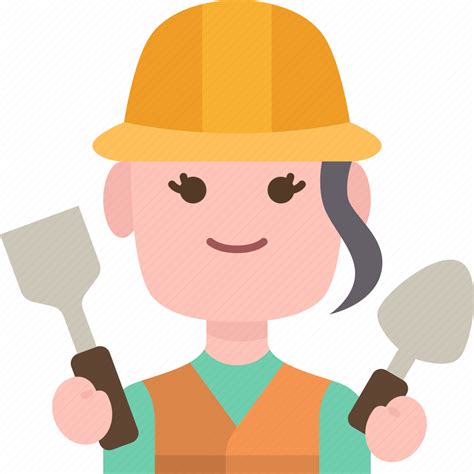 Construction Worker Builder Labor Mason Icon Download On Iconfinder