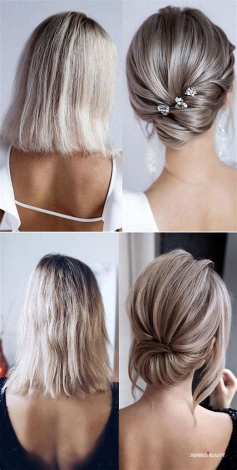 20 Easy Wedding Hairstyles For Short Hair Inspired Beauty
