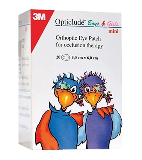 buy 3m opticlude orthoptic eye patch 5cm 6 2cm 1537 20 box of 20 online at low prices in india