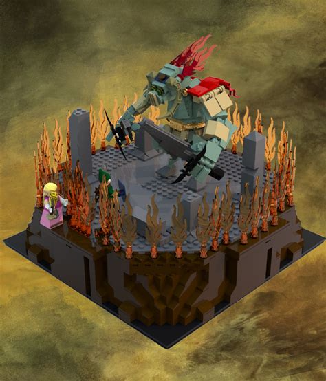 Lego Ideas The Legend Of Zelda Ocarina Of Time Ganon Battle