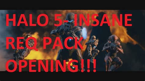 Halo 5 Insane Req Pack Opening Youtube
