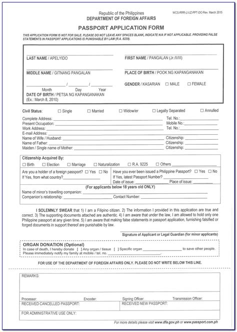 Republic of guyana national i. Guyana Police Force Passport Renewal Form - Form : Resume ...