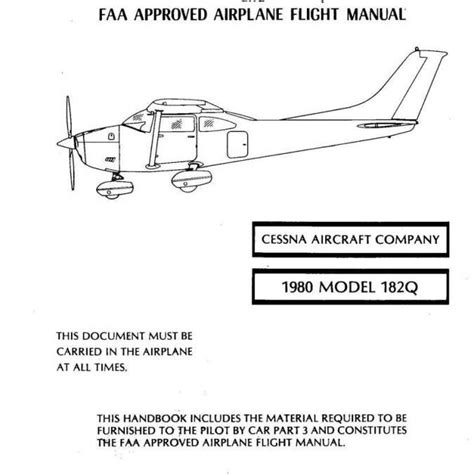 cessna skylane model 182t nav iii avionics option pilot s checklist 182tclaus 01