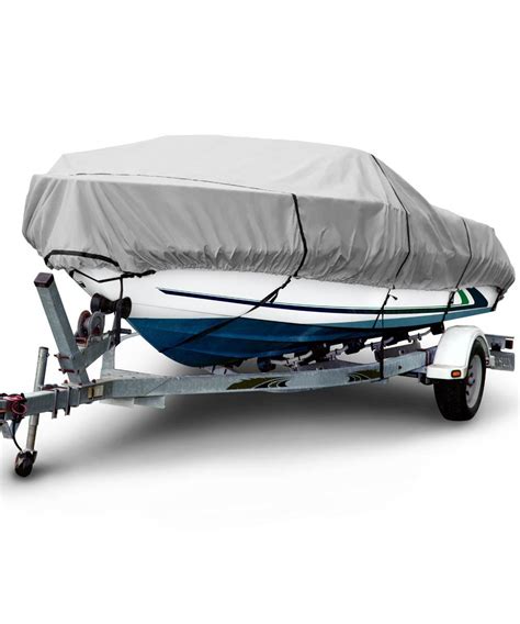 Budge 600 Denier Boat Cover Fits Center Console Flat Front