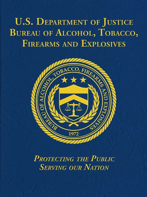 Atf Bureau Of Alcohol Tobacco Firearms And Explosives Us