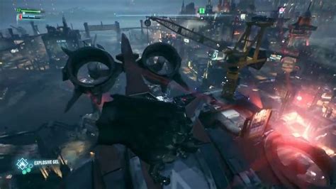 Batman Arkham Knight Taking Down Serpent Flying Drone Arkham City