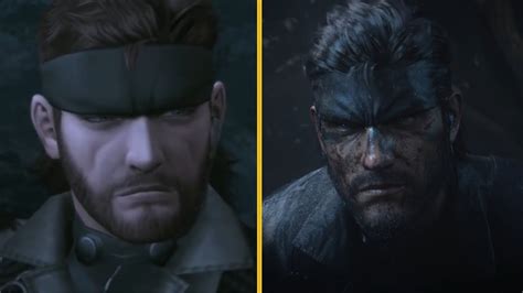 Metal Gear Solid 3 Remake Vs Original Graphics Comparison Mgs 3