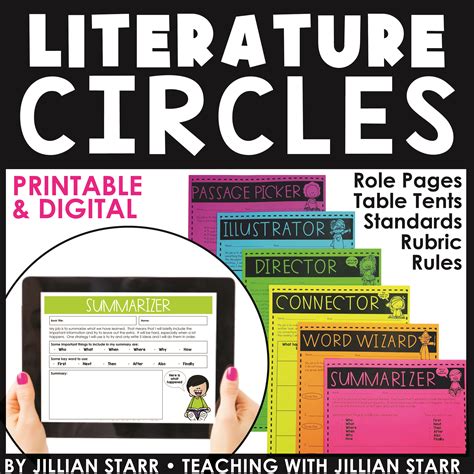 How I Introduce Literature Circles Book Clubs Teaching With Jillian