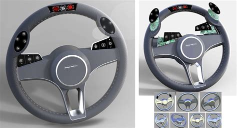 Design Hmi Seamless Steering Wheel Design