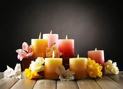 Candle Flower Background Wallpapers 4k Flame Colors