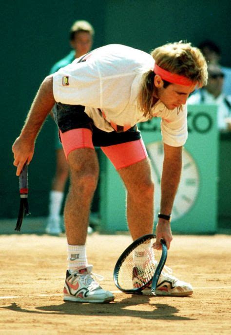 10 Great Photos Of Andre Agassi Wearing Nike Air Tech Challenge Andre
