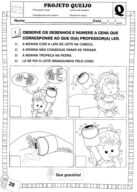 Sonho de Pré escola Projeto Queijo