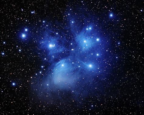Pleiades Star Cluster Photograph By Tony And Daphne Hallasscience Photo