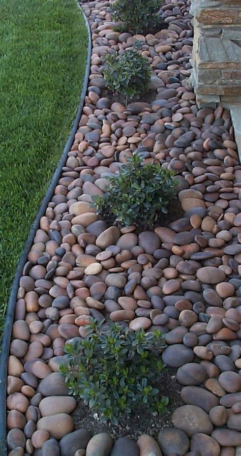 34 Awesome River Rock Landscaping Ideas Small Front Yard Landscaping