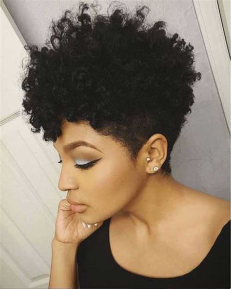 This style is ideal for individuals that like to get up and go, while still keeping an edgy, yet professional look. 20 Short Curly Hairstyles for Black Women