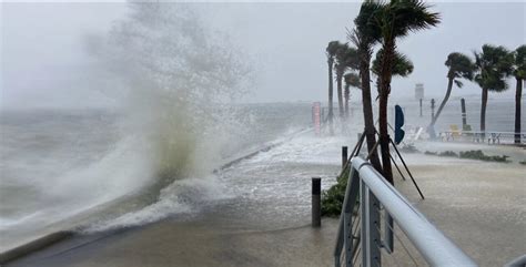 Tropical Storm Eta Makes Landfall On Florida Coast