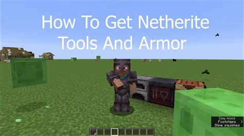 How To Make Netherite Armoringotweapons And Tools In Minecraft 116