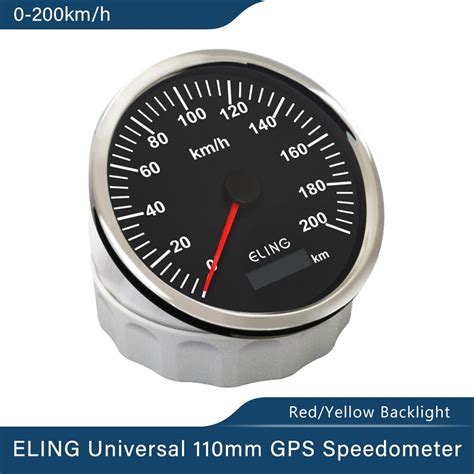 Eling 110mm Universal Gps Speedometer 0 200kmh Odo For Auto Marine