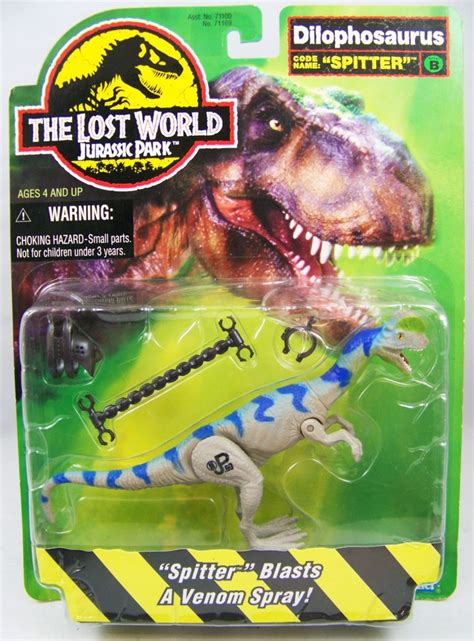 Jurassic Park 2 The Lost World Kenner Dilophosaurus Mint On Card