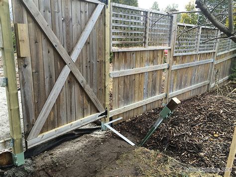 Fence Brace How To Install Sturdy Wooden Fence Posts