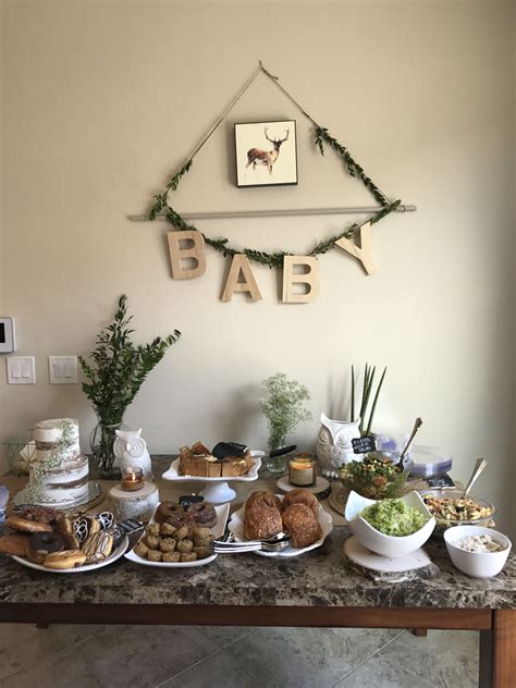 Rustic Woodland Themed Baby Shower Boy Baby Shower Themes Baby