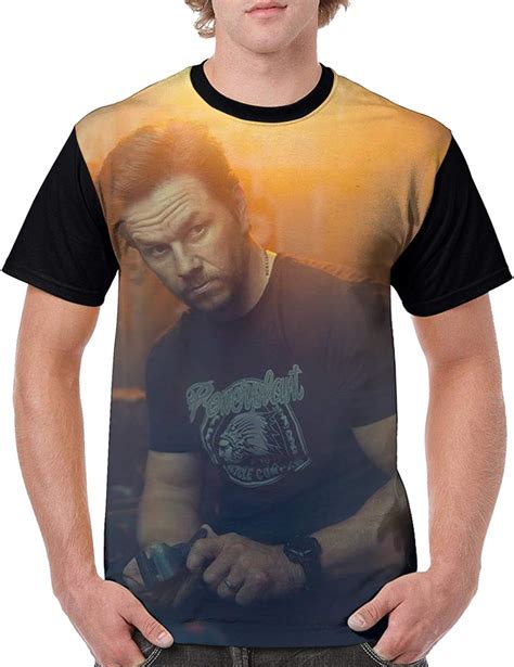 Claolskd Mark Wahlberg Mans T Shirt Mens Popular Short Sleeve T Shirt