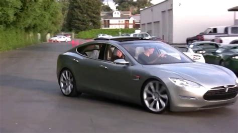First Tesla Model S Prototype Unveiling In April 2009 Youtube