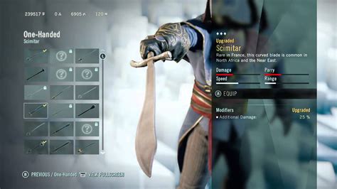 Ac Unity One Handed Weapons YouTube